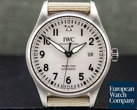 iwc mark xvii|iwc mark xviii white dial.